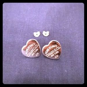 Tiffany&Co Heart Tag Earrings